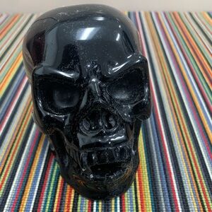 Obsidian skull